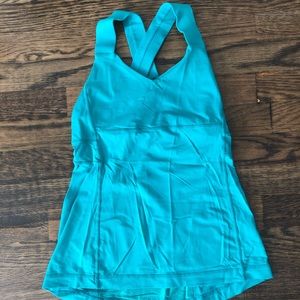 Lululemon tank top with built in bra.